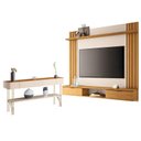 Ver imagem 1 de Painel para Tv Suspenso Solus e Aparador Vivant Cinamomo Off White – Hb Móveis