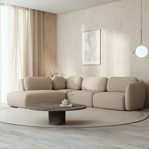 Sofá Modular 4 Lugares com Sumiê Orla 275cm CabeCasa MadeiraOriginals Madeiramadeira