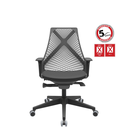 Ver imagem 2 de Cadeira Giratoria Diretor Bix Preta - Plaxmetal