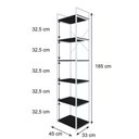 Ver imagem 4 de Estante Alta c/06 Prateleiras Yon 45cm Est.Branca