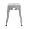 Banqueta baixa Iron Tolix - 45 cm - Cinza claro - 2