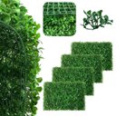 Ver imagem 4 de 12 Placas de Buxinho Artificial para Jardim Vertical Ideal para Decoração em Parede e Muro Inglês