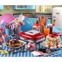 Ver imagem 5 de Máquina para Waffle Retrô Party Time 220v Ariete Vermelha