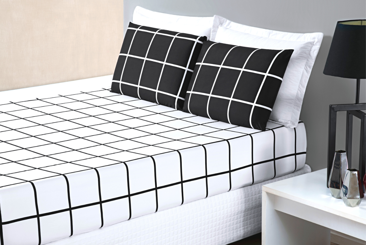 Lençol pra cama padrão 188 cm x 138 cm jogo de cama micropercal 200 fios macio