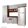 Cozinha Compacta Bartira Topázio com 4 Portas e 4 Gavetas - 2