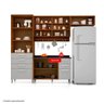 Cozinha Compacta Bartira Topázio com 4 Portas e 4 Gavetas - 3