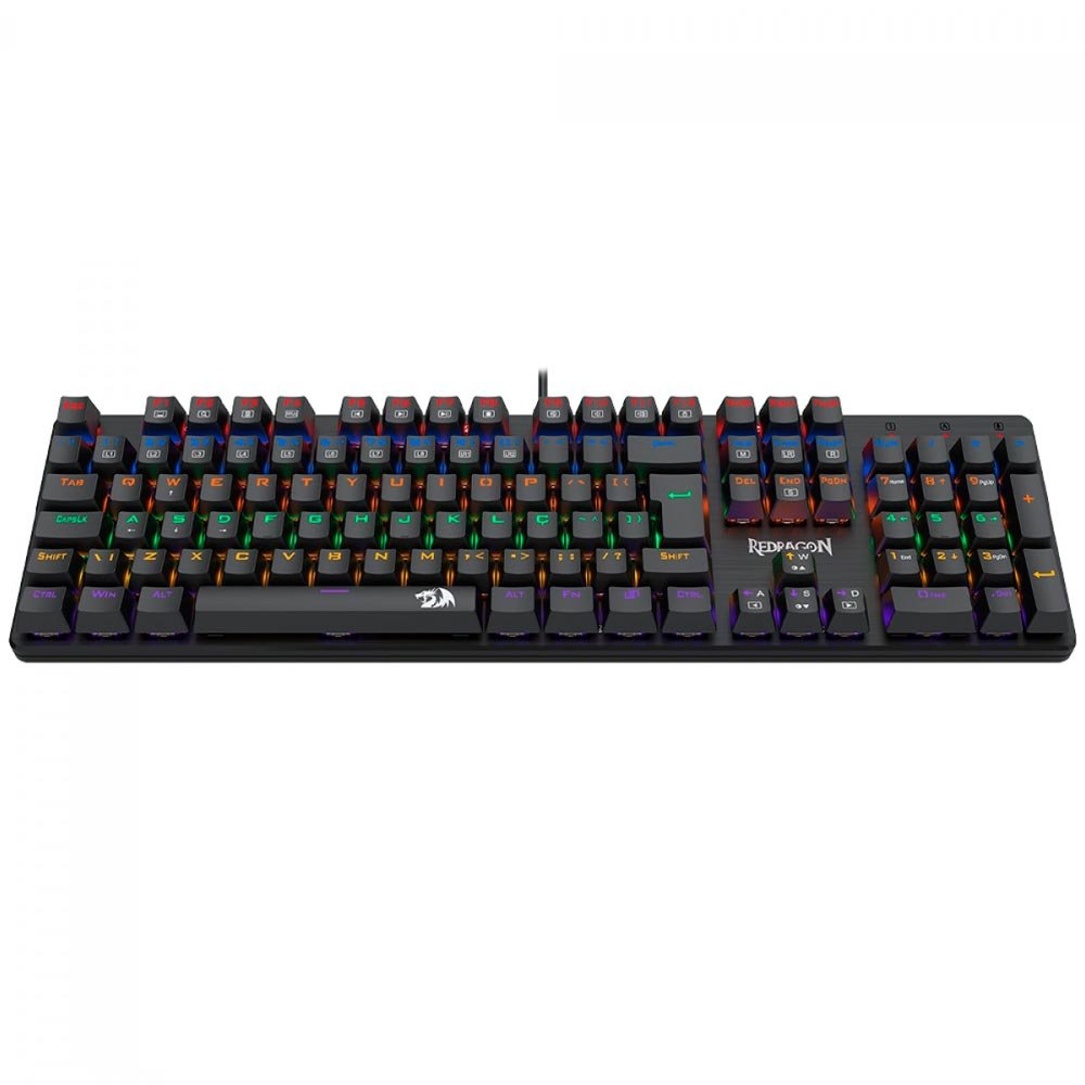 Teclado Mecânico Rgb Redragon Valheim Switch Marrom K608-r - 2