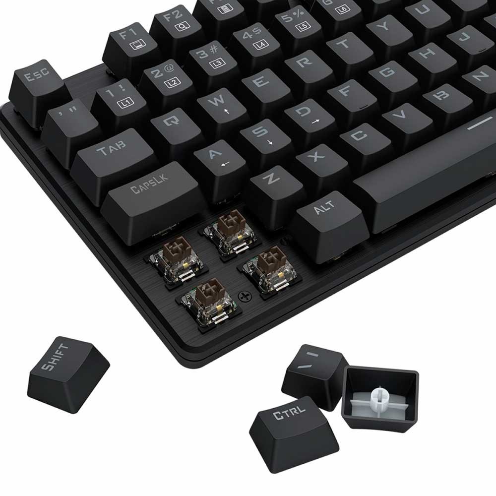 Teclado Mecânico Rgb Redragon Valheim Switch Marrom K608-r - 4