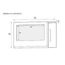 Ver imagem 6 de Conjunto de Balcão e Espelheira para Banheiro Aiden  Móveis