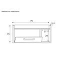 Ver imagem 4 de Conjunto de Balcão e Espelheira para Banheiro Aiden  Móveis