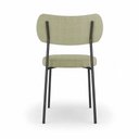 Ver imagem 6 de Kit 8 Cadeiras Sala de Jantar Lisa Pés Preto Linho Bege m² - Monari Design