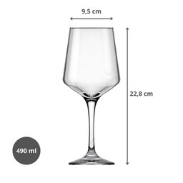 Taça Brunello Vinho 490ml Nadir - 4