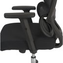 Ver imagem 7 de Cadeira de Escritório Presidente Home Office Ergonômica com Tela Mesh Reclinável Premium Preto