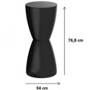 Ver imagem 3 de Banqueta Bery Im In Pp Preto 54,7cm (altura)