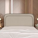 Ver imagem 2 de Cabeceira Estofada para Cama Queen Miami Linho - M. Arapongas