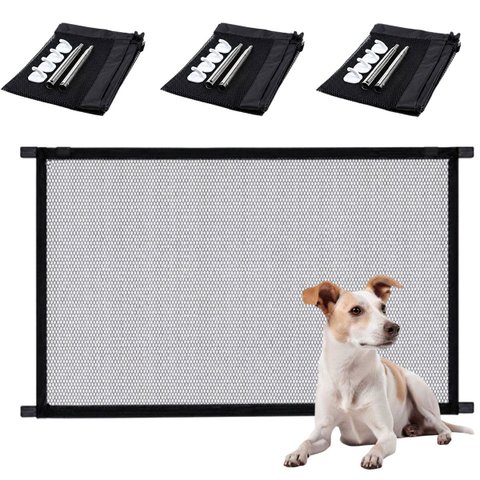 Tela de Proteçao Kit 3 Uni Rede Grade Pet Cachorro Gato Crianças Bebes Escada Corredor Quintal