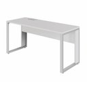 Ver mais imagens de Mesa de Escritório Retangular Plataforma de Trabalho Moderno 120cm Cinza F5 Office