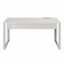 Ver imagem 4 de Mesa de Escritório Retangular Plataforma de Trabalho Moderno 120cm Cinza F5 Office