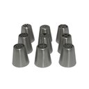 Ver imagem 3 de Bicos confeitar bolos 9 peças decoraçao confeiteiro doces cupcakes Inox Confeitaria artistica