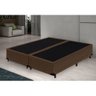 Base Cama Box Bipartido Premium Corino Marrom 1,38 X 1,88 X 0,32 - 2