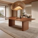 Ver imagem 1 de Mesa de Jantar 10 Lugares Retangular Orgânico 270cm Duetto B05 Canela Tauari - Lyam Decor