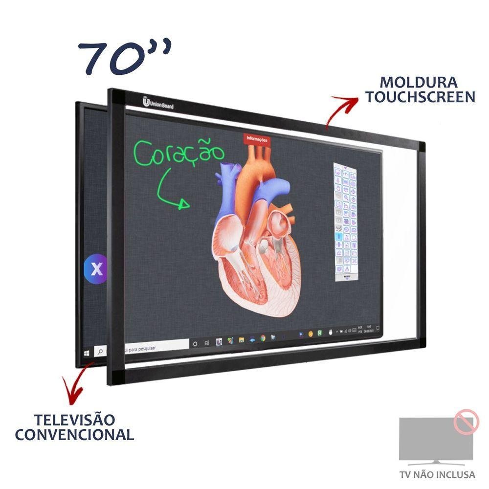 Moldura Touch Screen Interativa Unionboard 70 - 9