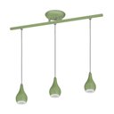 Ver imagem 1 de Lustre Pendente 5523 Para 3 Lâmpadas Soquete E27 Cor Verde