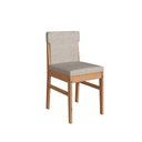 Ver imagem 3 de Conjunto Mesa Genova 80x80 Cm com 4 Cadeiras Arezzo para Área Gourmet - Amêndoa