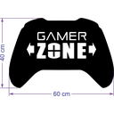 Ver imagem 2 de Quadro Gamer Zone Decorativo Vazado Modelo 60x40cm