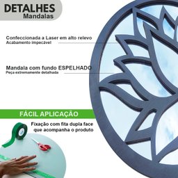 Mandala Árvore da Vida Mdf Espelhado Vários Modelos Lindas:arvore_vida_1 - 4