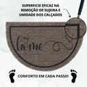 Ver imagem 6 de Capacho Tapete Porta Entrada Meia Lua 38x60 My Home Bege