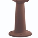 Ver imagem 3 de Luminária de Chão Balizador Jardim Colonial Marrom 45x18cm S