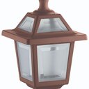 Ver imagem 2 de Luminária de Chão Balizador Jardim Colonial Marrom 45x18cm S