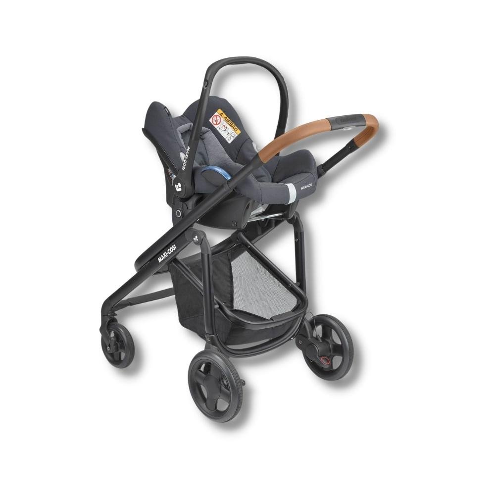 CARRINHO + BEBE CONFORTO LILA CP2 ESSENTIAL GRAPHITE BROWN - MAXI COSI - 10