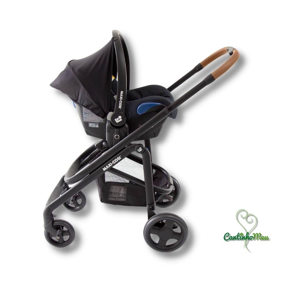 CARRINHO + BEBE CONFORTO LILA CP2 ESSENTIAL GRAPHITE BROWN - MAXI COSI - 9