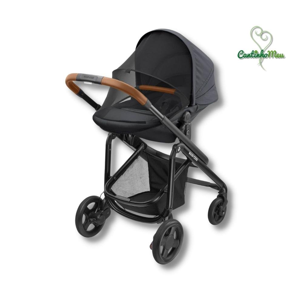 CARRINHO + BEBE CONFORTO LILA CP2 ESSENTIAL GRAPHITE BROWN - MAXI COSI - 7