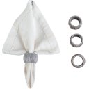 Ver imagem 1 de Kit 4 Porta Guardanapos Requinte Zinco