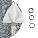 Ver imagem 3 de Kit 4 Porta Guardanapos Requinte Zinco