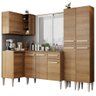 Cozinha Completa de Canto Madesa Emilly Music Rustic - 4