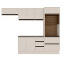 Ver imagem 2 de Cozinha Completa Koya 8 Portas 4 Gavetas Creme - Politorno