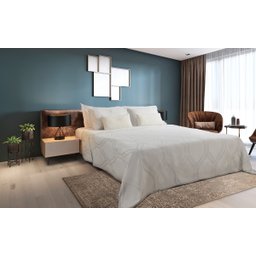 Kit Colcha Montblanc Orvalho 01 Branco Solteiro 180x230cm - 2