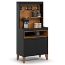 Ver imagem 1 de Armário Cozinha Cantinho do Café Flow 2 Portas 71cm Ej Móveis
