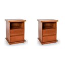 Ver imagem 2 de Kit 2 Mesa de Cabeceira Arthur - 100% Madeira Marrom