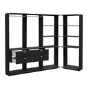 Ver imagem 3 de Closet Modulado Canto 4 Gavetas Alasca Preto Touch Carraro