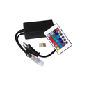 Ver imagem 4 de Mangueira Fita Led Rgb 100 Metros Achatada Efeito 127v Ip66 Externa + Controle + Fonte