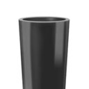 Ver imagem 2 de Vaso Rotomoldado em Polietileno Classic Cone Preto 85 Cm