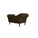 Ver imagem 5 de Namoradeira Recamier Sofá Decorativo 02 Lugares Dubai Corano Marrom - Lm Decor