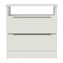 Ver imagem 7 de Mesa de Cabeceira Madesa 3227 com 2 Gavetas - Branco