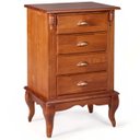 Ver imagem 1 de Mesa de Cabeceira Hanover Pés Luis Xv 80 X 53 X 40 Cm (a X L X P) - Cor Imbuia Glazer