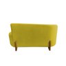 Namoradeira Sofá Feijão Lounge Orgânica Veludo Amarelo - 6